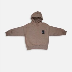 Brown Hoodie with Patch